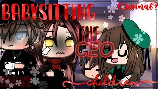 Babysitting the ceo childrenGLMM Gacha life mini movie original [upl. by Ahseetal]