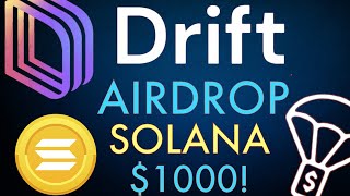 Drift Airdrop On Solana How To Qualify 2024 [upl. by Aiym109]