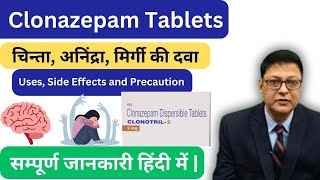 Clonazepam Tablets IP 05 mg Uses in Hindi [upl. by Portugal248]