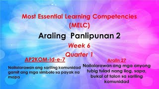 Araling Panlipunan 2  Quarter 1  Week 6  Teacher Kristinna [upl. by Meadow]