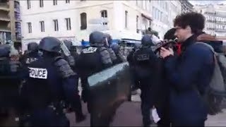 Guy Plays Imperial March on Trumpet in Police March Meme [upl. by Nagrom]