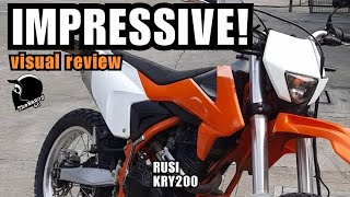 RUSI KRY200 Enduro  The most affordable 200cc dirtbike EVER  Walk around review [upl. by Mcevoy616]