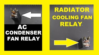 AC Condenser Fan Relay and Radiator Cooling Fan Relay Testing and Replacement [upl. by Kendrah604]