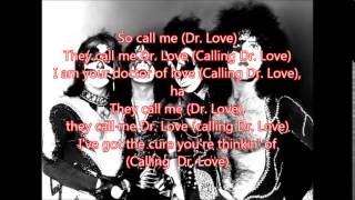 KISS  Calling Dr Love Lyrics [upl. by Adhamh]