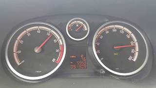 Opel Corsa 14 100 ps Top Speed Max speed [upl. by Aiciled649]