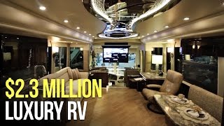 23 MILLION Motorhome RV Tour  Millennium Prevost [upl. by Eddra8]