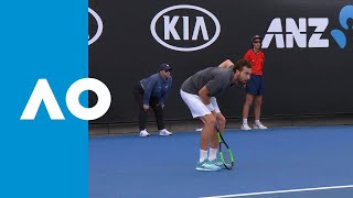 Stan Wawrinka v Ernests Gulbis match highlights 1R  Australian Open 2019 [upl. by Alayne173]