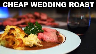 Slowroast beef eye of round with mushroom jus and baked mash [upl. by Nonnahsed387]