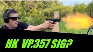 HK VP 40  357 SIG review and range time ammunition trainharder 357sig [upl. by Magna]