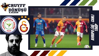 Çaykur Rizespor  Galatasaray  Maç Sonu Yorumu CruyffDönüşü [upl. by Axela]