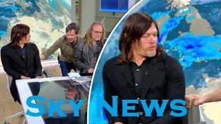 Norman Reedus Sky News [upl. by Dannel187]