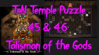 Treasure of Nadia Ancient Temple Puzzle 45 amp 46  Talisman of the Gods Walkthrough  Part 18 [upl. by Southard]