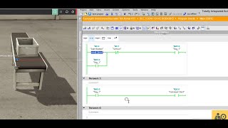 Factory IO amp TIA Portal Interconnection and Controlling Conveyor through TIA PortalMethod01 [upl. by Atteoj]