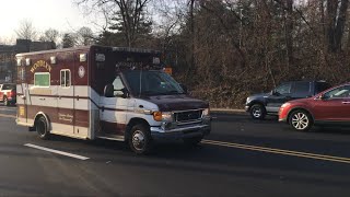 Woodlyn Volunteer Fire Company Ambulance 67B Responding Reduced Speed 122819 [upl. by Fortune]