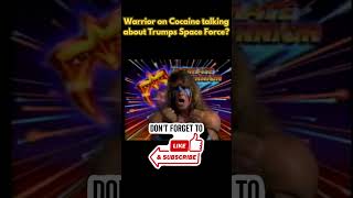 Ultimate Warrior RIP Cuts Promo On Trumps Space Force watch subscribe shorts wwe [upl. by Idnir467]