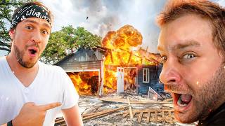 The Boys BLEW up a HOUSE VLOG [upl. by Tombaugh]