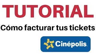 Como facturar tickets de Cinepolis  facturación en linea [upl. by Tut]