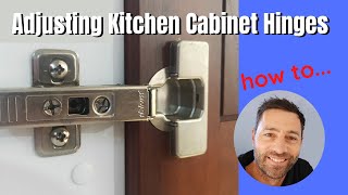 How to adjust kitchen cabinet doors that won’t close [upl. by Acirederf]