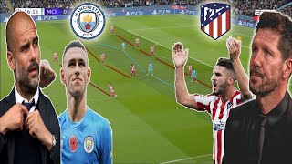 Manchester City  Atletico de Madrid  Análisis Táctico [upl. by Cassady112]