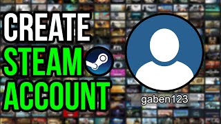 How To Create a Steam Account 2023 [upl. by Myrwyn]