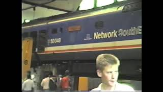 Plymouth Laira Depot Open Day Locos on display 15th September 1991 [upl. by Wsan]