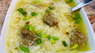 SIOMAI MISUA SOUP recipe [upl. by Flore19]