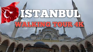 Camlica Mosque Turkey  Ortakoy Istanbul 4K  Galata Karakoy Walking Tour [upl. by Fredi]