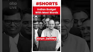 Budget Unknown Facts Which Indian budget had the MOST WORDS  shorts  ABP LIVE [upl. by Fatma377]