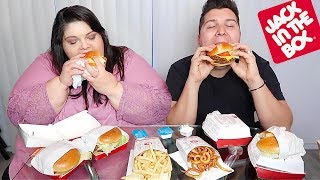 Hungry Fat Chicks Favorite Jack In The Box Meal • MUKBANG [upl. by Ashlan]