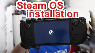 How To Reinstall Steam OS On Steam Deck  Full Walkthrough [upl. by Alleul945]