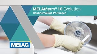 Routinekontrolle Thermodesinfektor  MELAtherm 10 Evolution Tutorial [upl. by Bayard]