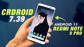 CrDroid 739 Update For Redmi Note 5 Pro  Android 11  Detailed Review [upl. by Barrie]