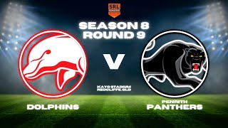 Dolphins vs Panthers  Season 8 Round 9  SRL [upl. by Aitnuahs]