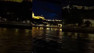 Crucero nocturno por el río Danubio  Viaje a Budapest Hungría [upl. by Eylloh]