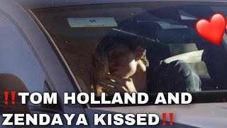 TOM HOLLAND AND ZENDAYA KISS [upl. by Clarine]