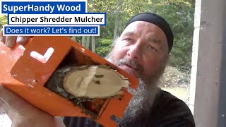 SuperHandy Wood Chipper Shredder Mulcher Assembley and Given the Test [upl. by Otrebron288]