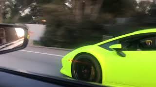 2019 Cadillac CTSV vs Lamborghini Huracan [upl. by Migeon]