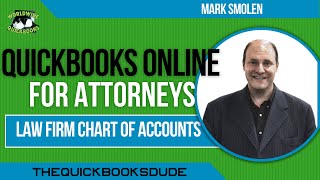 QuickBooks Online Attorneys Chart Of Accounts For A Law Firm [upl. by Dallas563]