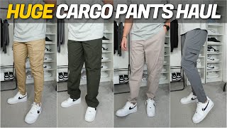 HUGE Cargo Pants TryOn Haul  The Best Mens Cargo Pants 2022 [upl. by Eicirtap]