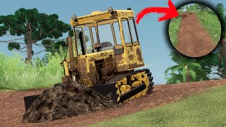 Consertando estrada com trator de esteiraDozer Sou do sul o retorno  33  Farming simulator 2019 [upl. by Htebharas110]