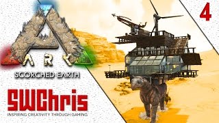 AWESOME PARACERATHERIUM BASE IN ARK SURVIVAL EVOLVED  Scorched Earth DLC Gameplay Molten Iron S1E4 [upl. by Oinegue891]