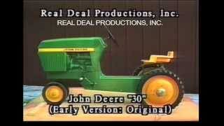 John Deere 30 Pedal Tractor  Early version  Ertl [upl. by Erbma]