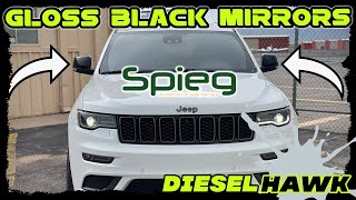 SPIEG GLOSS BLACK MIRROR replacements for JEEP Grand Cherokee WK2 and Dodge Durango 11 21 [upl. by Tiffani921]