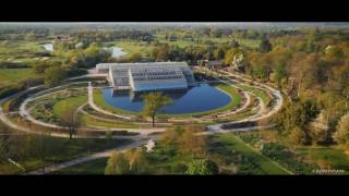 Wisley from the sky  RHS Garden Wisley  Royal Horticultural Society [upl. by Atrebor674]