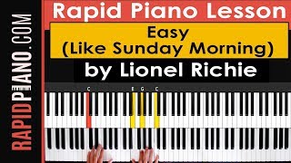 How To Play Easy Like Sunday Morning by Lionel Richie  Part 1 [upl. by Dihgirb]