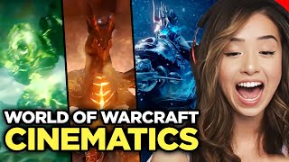 Pokimane reacts to ALL World of Warcraft Cinematics [upl. by Leacim]