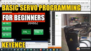 Basic Servo Programming for Beginners  Keyence  XGarage [upl. by Rahman]