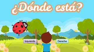 Izquierda y derecha para niños ¿Dónde está [upl. by Prudie952]