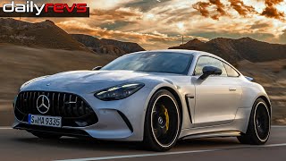 2024 Mercedes Benz AMG GT 63 Coupe  Hightech Silver  Driving Performance [upl. by Lebasiram]