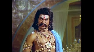 DrRajkumar Nostalgic Powerful Dialogue Scene  Bhaktha Prahlada Kannada Movie Best Scene [upl. by Aicila]